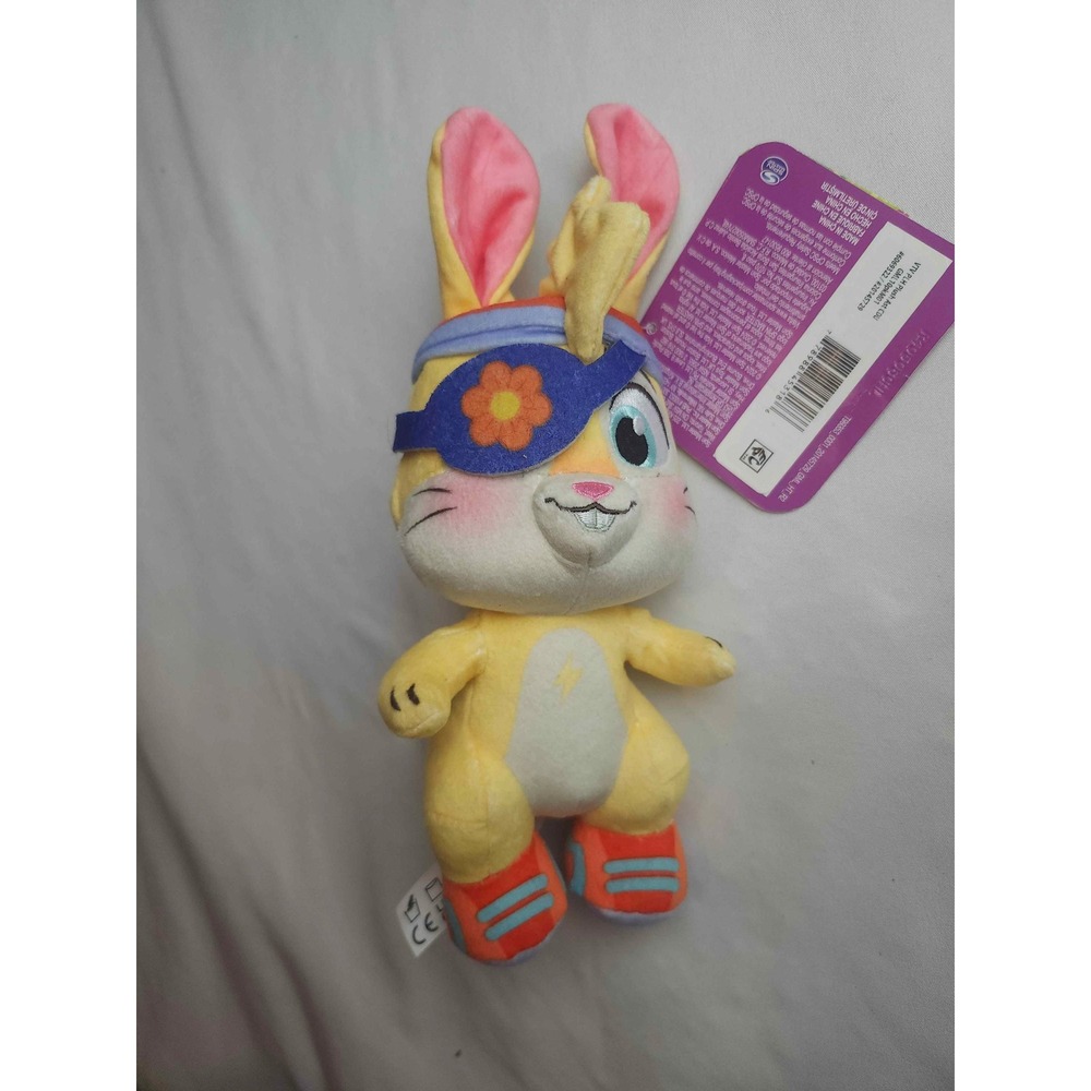 Spin Master Vida the Vet Zigzag Plush Yellow Bunny Stuffed Animal NWT
